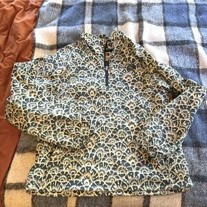 Northface quarter zip anorak pullover jacket size medium